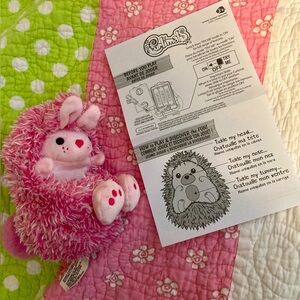 Pink Hedgehog Toy “CURLIMALS” NWOT